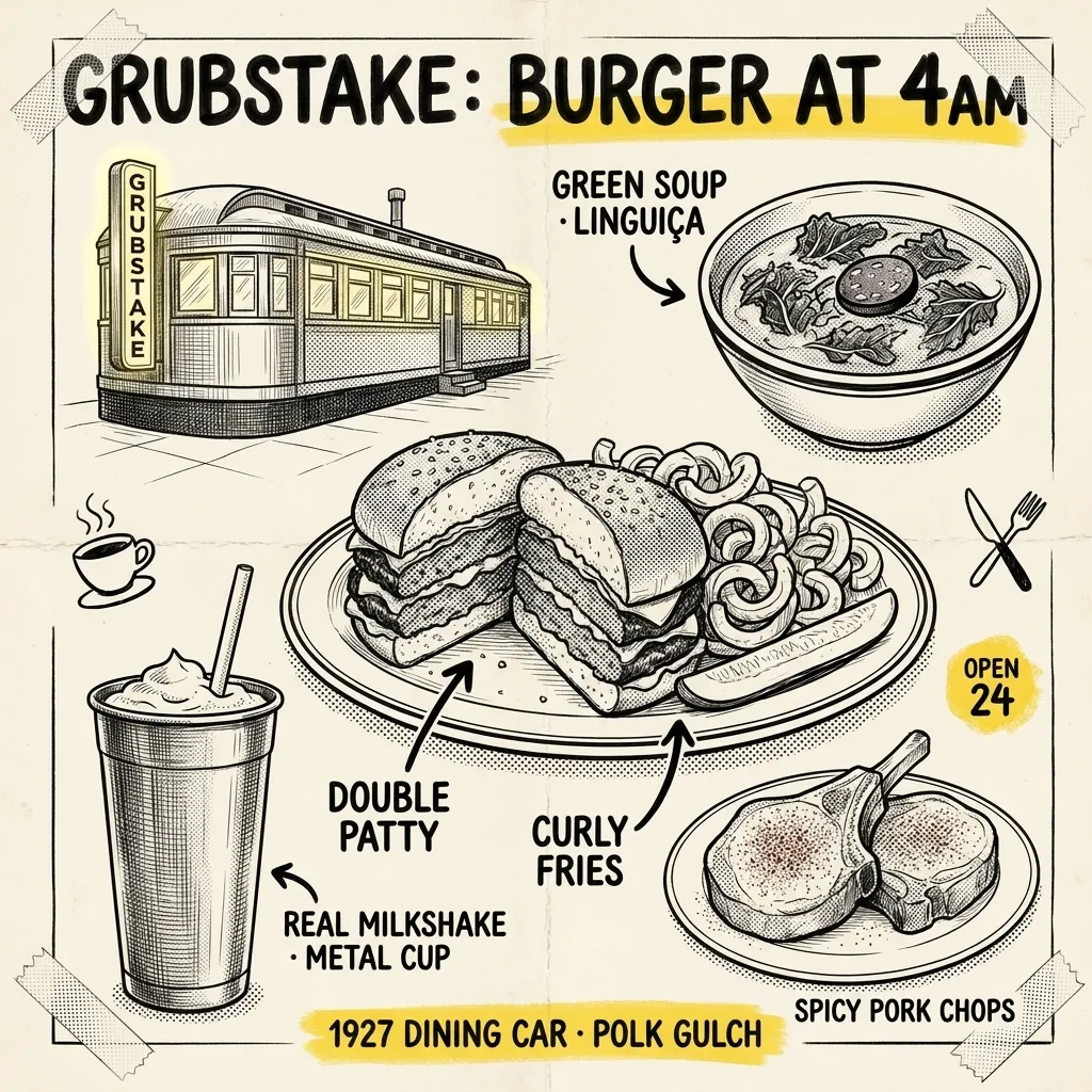 Grubstake Diner — burger at 4am